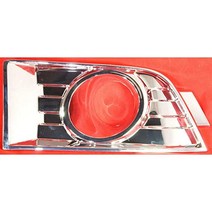 DAT AUTO PARTS 2007 2010 포드 엣지용 전면 오른쪽 조수석 범퍼 인서트 안개등 베젤 몰딩 커버 그릴 트림 교체품 모든 모델 크롬 스무스 FO1039107 7T4Z