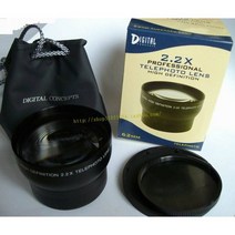 62mm 캐논 니콘 DSLR/SLR 디지털 카메라 용 2.2x62mm 망원 렌즈 배율, 소니/미놀타