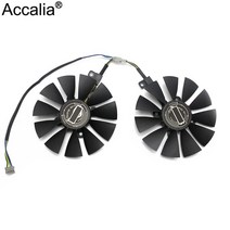 그래픽카드 팬 수리 부품 88mm t129215su 0 50a 쿨러 asus gtx1060 1070 ti rx 470 570 580 듀얼 oc 그래픽 카드 everflow 냉각
