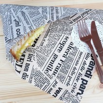 다포장 식품포장 베이킹 왁스페이퍼 25X35, 2000장, 신문검정