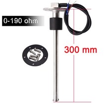 100mm 1000mm 수위 센서 0 190 240 33 옴 해양 보트 요트 자동차 오일 액체 탱크 연료 분사 장치, 300mm 0-190ohm