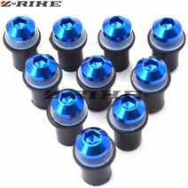 5mm 바이크 오토바이 나사 키트 앞 유리 볼트 XJR FJR 1300 1200 FZR 1000 TMAX 530 500 2012-, [02] Blue