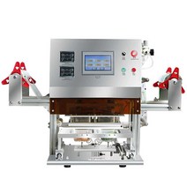 자동 도시락 밀봉 기계 상업용 질소 충전 포장 컵, (밀폐형 모델)직사각형 180x120mm