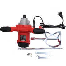 퍼티기계 자동 페인트 줄퍼티 빠데 스포터 타카 석고 ZHCY 조절식 핸드헬드 전기 등급 시멘트 모르타르 분말 6 2100W, 1.빨간 - EU