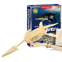 [오꿈] 공룡화석발굴 놀이 키트 뼈발굴 장난감, A 06 플리오사우루스 D7144, 1