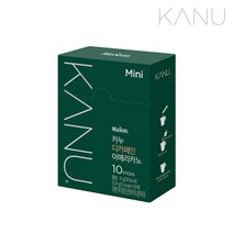 동서 카누 미니 (디카페인) 아메리카노 9g 10T 1갑, 0.9g, 10개입, 1개