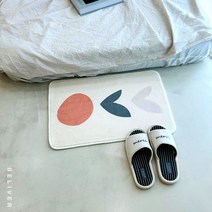 Beliver 극세사 플랑 발매트 주방 화장실 싱크대, 01. 플랑 핑크
