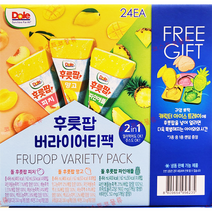 돌 후룻팝 버라이어티팩 62mlx24개, 1박스, 62ml