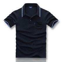 블루포스 남성용 베시폴 무지 반팔 카라 티셔츠