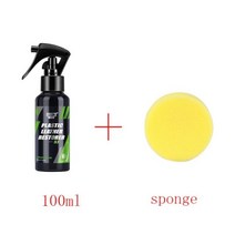 자동차 왁스 코팅 리노베이터 자동차 내부 상쾌한 스프레이 부품 시트 깨끗한 플라스틱 복원 가죽 광택 왁, 01 S3 100ml