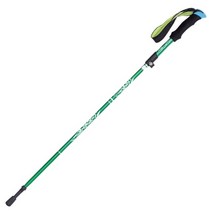 트레킹 스틱 등산 auminum alloy telescopic ultralight, 초록