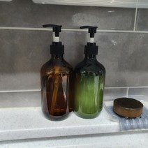 샴푸 공병 펌핑용기 디스펜서 브라운 500ml, 상세페이지 참조, 상세페이지 참조