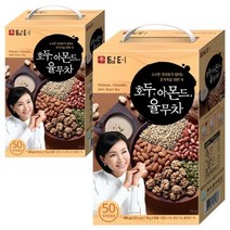 꽃샘식품 영양차 곡물율무차 마음료 아몬드율무차 국산율무차 호두율무차 간식차, qwe 담터 호두아몬드율무차 50T 국산차 견과차, &as