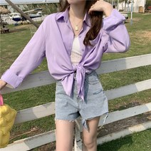 여름긴팔와이셔츠 빅사이즈 여성의류 봄옷 이쁜이 MM 하프기장 소매 레쉬 상의 트렌드 2707217690