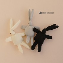 바다팩토리 토끼 인형 장식 부자재, 아이보리