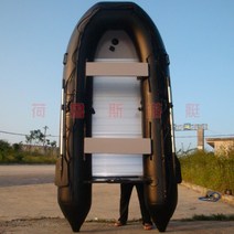 고무보트 블랙 원단강화 PVC 1.2 인플레이터 하드 베이스 2.3M 낚시 보트 2-3인승 익스프레스, 3.3m 펀치 보트 바닥