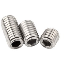 M1.6 실버 무두볼트 육각 소켓 20개 DIN916 스테인리스 스틸 SUS 304 랜치 스크류 렌치 고정, M1.6 x20pcs, 8mm