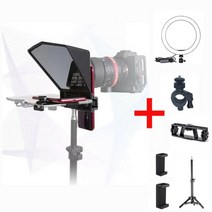 텔레프롬프터 프롬프터 Bestview 8 8 인치 T2 iPad 인터뷰 비디오 카메라 Canon Nikon Sony Photo Studio DSLR 촬영도구 유튜브 장비, 세트3