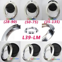 Leica L39 M39 28-90mm 50-75mm 35-135mm LTM LSM 39mm M M8 M7 M6 M5 M4 MP M240 황동 어댑터 + 캡, 07 35-135mm 6bit