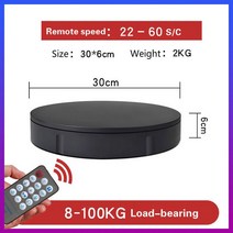 포토 박스 촬영 스튜디오 제품 360 ° 부스 회전 기계 턴테이블 디스플레이 배경 스탠드, 04 Black--30CM_01 미국