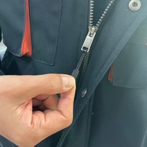 배낭 아우터 지퍼끈 고리 지퍼풀러 일자형 블랙 10P
