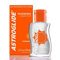 아스트로글라이드 워밍 수용성 보습제 바디 마사지 로션, 1개, 73.9ml