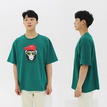 하이디모드 MONKEY 자체제작 남녀공용 프린팅 티셔츠 3컬러