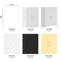 스크랩 업체 리필 소품 바인더 포켓 앨범 포켓식 티켓 속지 _ DV+64790EA, 디바인스 4X6포켓