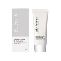 위시포물러 발효 오일프리 닥터 마일드 선블럭(65ml) SPF50+ PA+++/피부과전용 저자극 보습영양 선크림