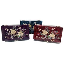 꽃과 나비 자개 보석함 (중)