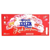 의류청정기용 에어시트 20매 섬유향수 향기부스터 _ 2023879EA, 20시트플라워페스티벌, 본상품선택