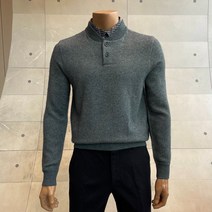 인디안 울 캐시미어 혼방 남방 에리 V넥 레이어드 이중에리 솔리드 컬러감의 니트 MITBPXWA141