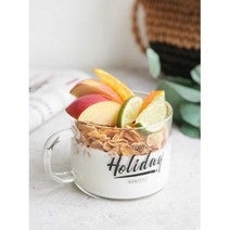 잇츠홈데코 [티도요]내열유리컵_500ml Holiday, 단품