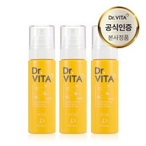 닥터비타 기미잡티개선 보습 멀티 비타민 안개분사 미백 화이트닝 미스트 80ml, 3개