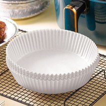 음식물처리기 50pcs 에어 프라이어 양피지 라이너 비 스틱 일회용 종이 트레이 바베큐 플레이트 음식 오븐 주방 papel freidora aire, 50pcs 흰색