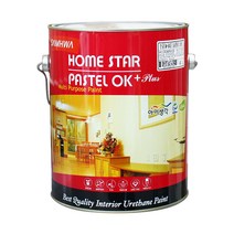 삼화페인트 벽지페인트 가구페인트 홈스타파스텔 OK 플러스 반광 4L, 기본 백색