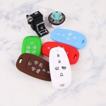 [3G MALL] 현대 2021 투싼 NX4 디 올뉴 투싼 5버튼 7버튼 스마트키 실리콘 키케이스, 7버튼_화이트