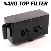 나노 어항 심플 상면여과기 (블랙) - 호스여과솜포함, 단품