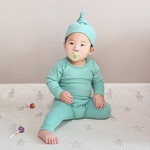 30수 마카롱 기본 피치기모 아기 봄 가을 겨울 실내복 파자마 유아동내의