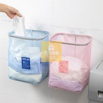 수건 망 빨래통 휴지통 정리함 벽걸이 쓰레기통 재활용 수납 미니 분리수거함 추천, 그레이