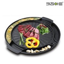 승원 스톤4중코팅 계란찜 멀티원형 구이팬 국산 캠핑 판 후라이팬 프라이팬 주물팬 고기 스테이크 불판, 단품