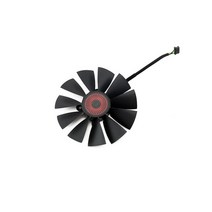 컴퓨터 95MM FD10015H12S 0.55A 5 핀 GTX980 쿨러 팬 ASUS STRIX GTX 970 980 780 TI R9 380 그래픽 비디오 카드 냉각, 01 1 FAN, 01 1 FAN
