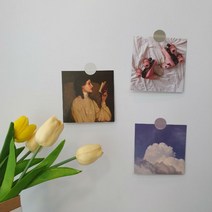 [미플래닛] 인테리어 그림엽서 포토엽서- 벽 스티커 라운드 엽서, 1-1.파스텔원형스티커_타입1