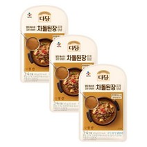 CJ 장 다담 차돌된장찌개양념 된장찌개 집된장 홈쿡 145g 3개 1세트, 7세트