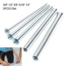 파이프밴딩기 수동 유압 5pcs 스프링 튜브 벤더 143939 5163939 383939 123939및 583939 구리 알루미늄 얇은 벽 강철 튜브 벤딩 핸드 툴용