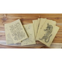 문화가게 민화체험 한지액자만들기3(230x320) DIY 반제품, 2번 호도
