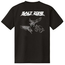 낚시 티셔츠 두족류 갑오징어 쭈꾸미 문어 피싱 라이프 Cuttle fish 드라이 쿨 메쉬 면티 솔트존 단체복 팀복 제작, 드라이 메쉬, 블랙, M(95)