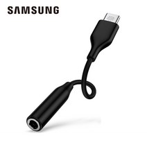 [카메라어댑터] 삼성전자 C타입 오디오 잭 어댑터 USB-C to 3.5mm EE-UC10JUWEGUS 벌크, 블랙