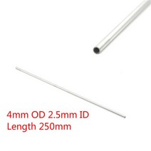 모세관튜브 실험기구 채혈관 온도조절 250mm 모세관 스테인레스 스틸 304 심리스 핫 1 개 4mm 3mm / 6mm 건, 03 4x2.5mm