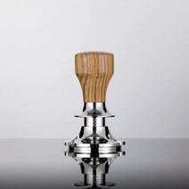 푸쉬템퍼 일정 압력템퍼 플랫베이스 53.3mm 58mm 58.3mm 스프링 깊이조절 레벨링툴, Zebra Wood